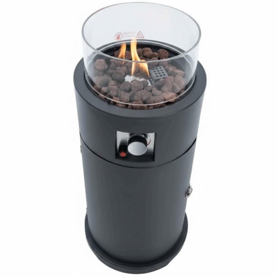 cylindrical gas heater