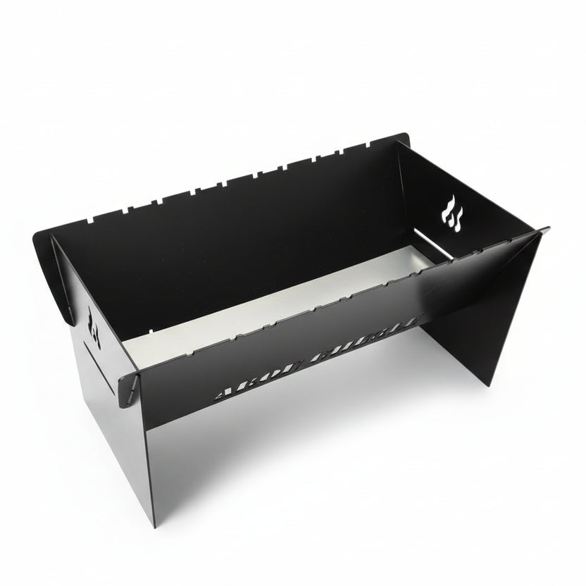 V-Shaped Steel BBQ Grill – “ABOU CHE3LE” Edition