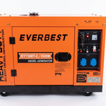 '-  Everbest EY7500T-C Heavy Duty Silent Diesel Generator -  Abouche3le