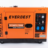 '-  Everbest EY7500T-C Heavy Duty Silent Diesel Generator -  Abouche3le