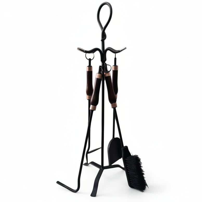 Fireplace tool set
