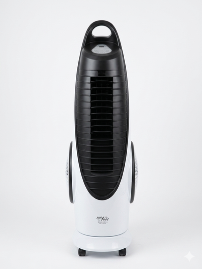 MAXWELL White 90W 322 m³/h Tower Fan with Remote Control | Abou Che3le Lebanon