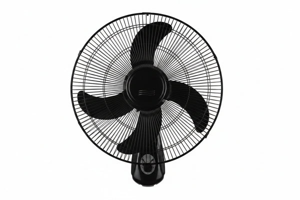 Crown 18" Electric Wall Fan (Model CFW-333) with three blades and a protective wire grille, shown against a plain white background.