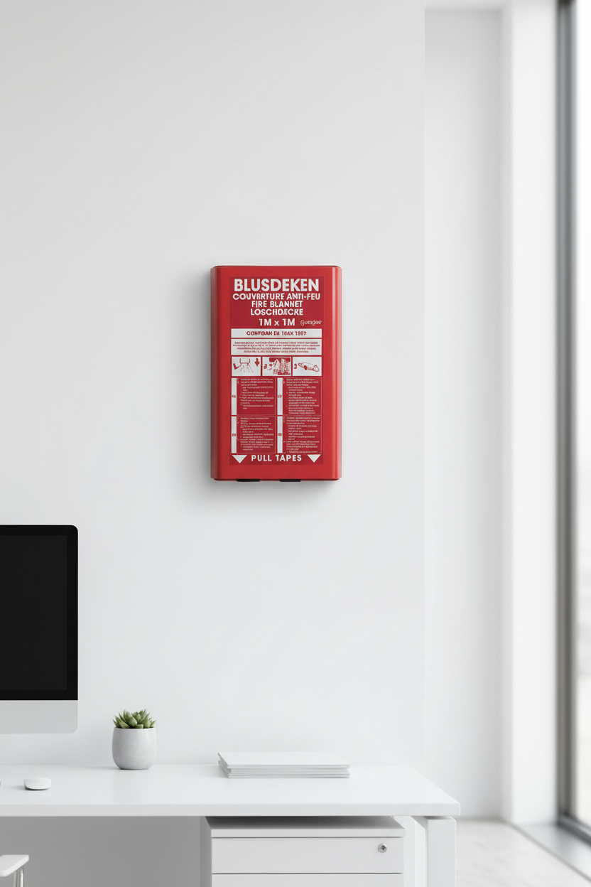 Emergency Fire Blanket 1M x 1M – EN 1869:1997 Certified