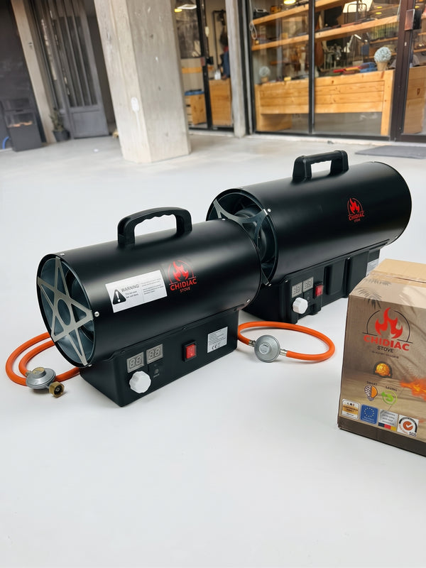Bazooka | Portable LPG Forced Air Gas Heater with Digital Thermostat (10 kW / 30kW / 50kW)