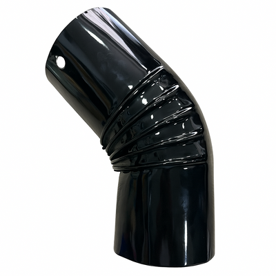 Black 45-Degree Heating Pipe Elbow | Abou Che3le Lebanon