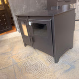 Premium Wood-Burning Stove with Integrated Baking Oven & Temperature Gauge