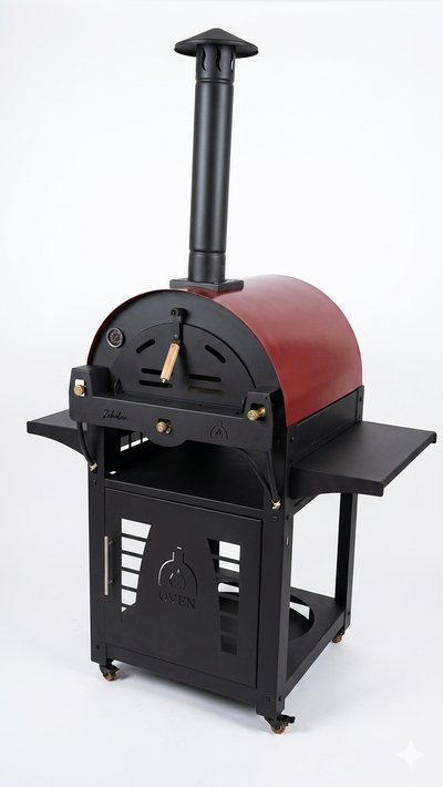 ZAHALAN METAL PIZZA OVEN 50x60 | Luxury Outdoor Kitchen & Grilling | Abou Che3le Lebanon