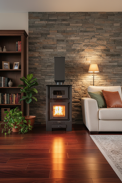 KELT: Pellet Stove with Built-in Oven | Abou Che3le Lebanon