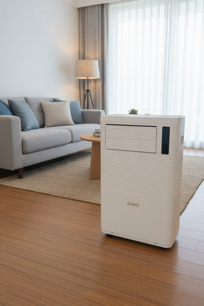 CHiQ Portable Air Conditioner 12000 BTU - 4 in 1 Modes (Cooling, Fan, Dehumidifier, Sleep Timer) - CPC12PAP02 | Abou Che3le Lebanon