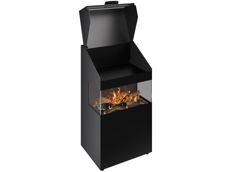 مدفأة وموقد غاز قائم بذاته QS-G 90x50 مع فرن (صمام ماكسيترول)