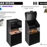 مدفأة وموقد غاز قائم بذاته QS-G 90x50 مع فرن (صمام ماكسيترول)