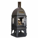 '-  Wood Fireplace – Dome Model (100 m² Heating Capacity) -  Abouche3le