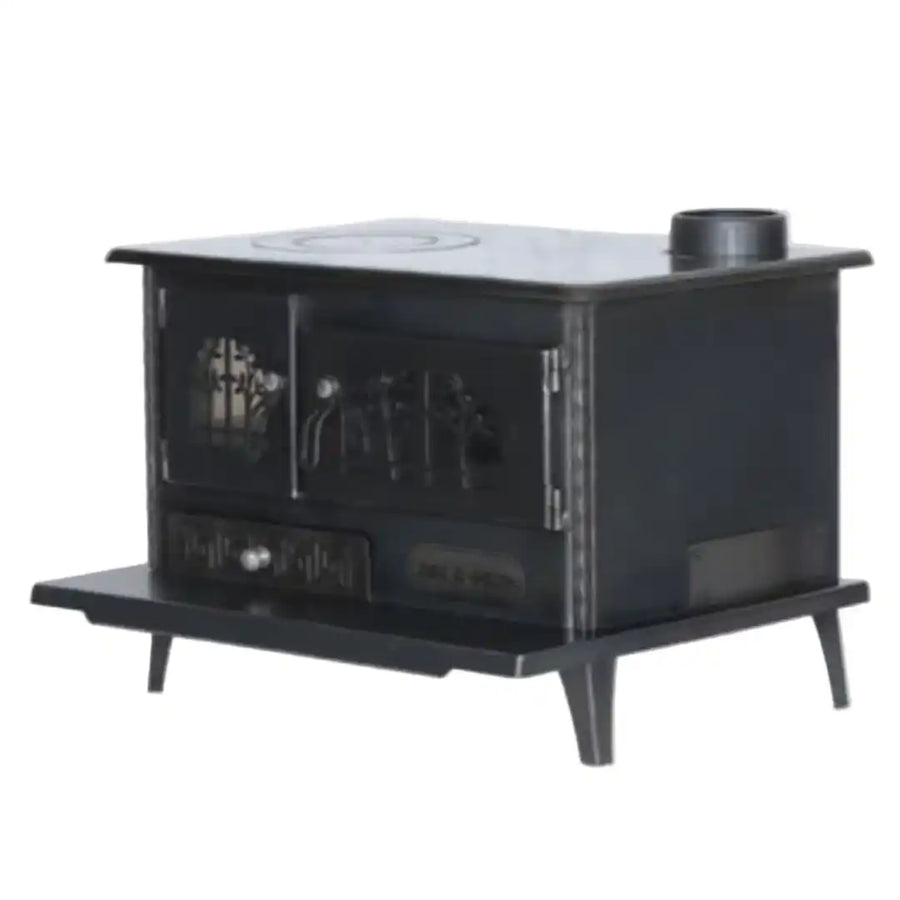 Wood Stove – Side Ash Drawer with Glass Door | Premium Wood Stove & Heating | Abou Che3le Lebanon