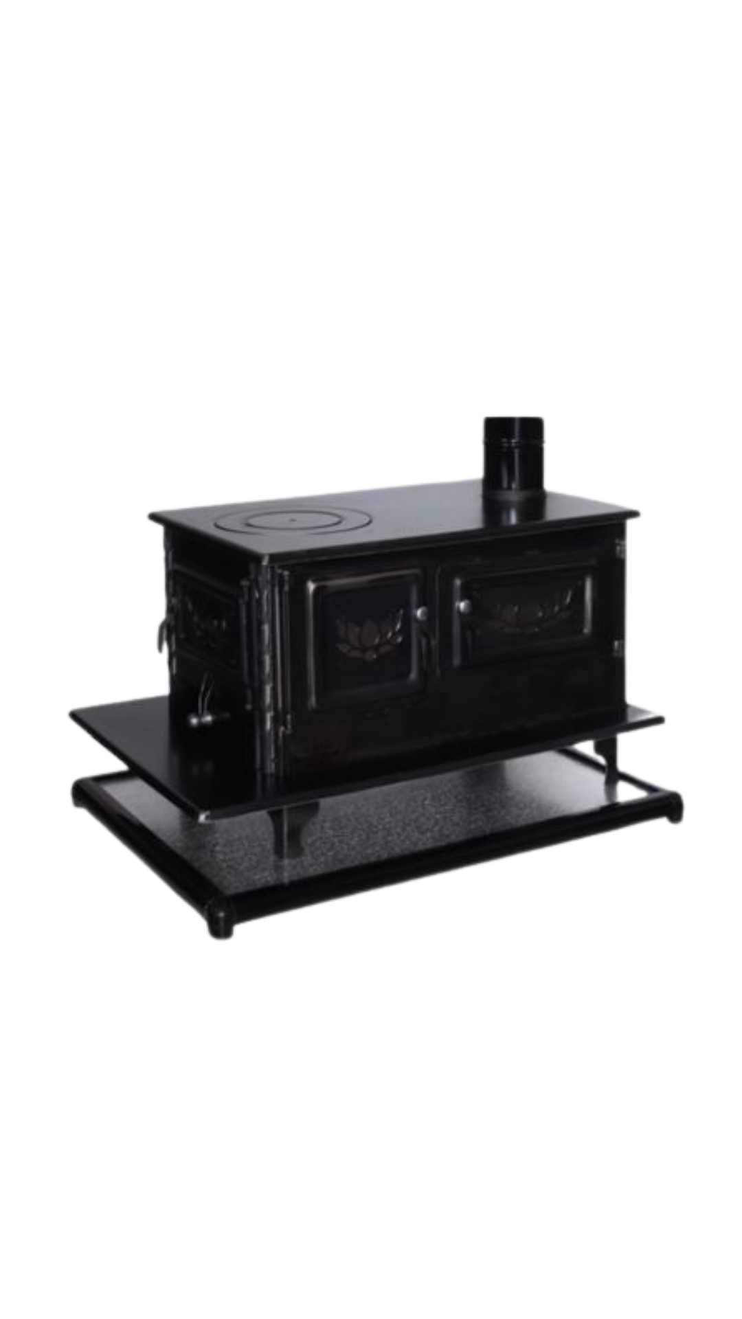 Shaabi Jambo Wood Stove – Classic Black Design