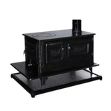 '-  Shaabi Jambo Wood Stove – Classic Black Design -  Abouche3le