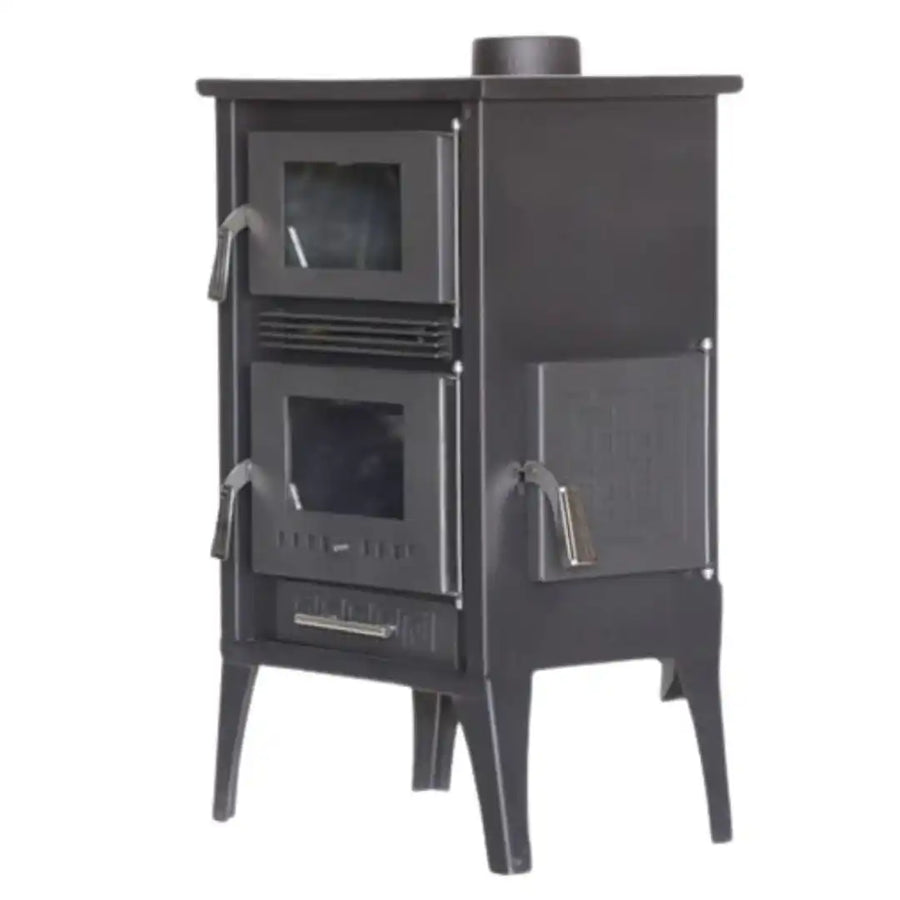 Iron Wood Fireplace – Compact Dual Glass Model | Abou Che3le Lebanon