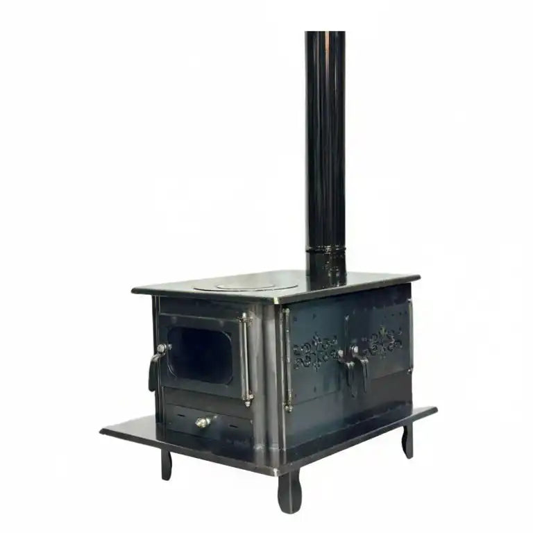 Large Wood Stove with Glass Door | Premium Wood Stove & Heating | Abou Che3le Lebanon