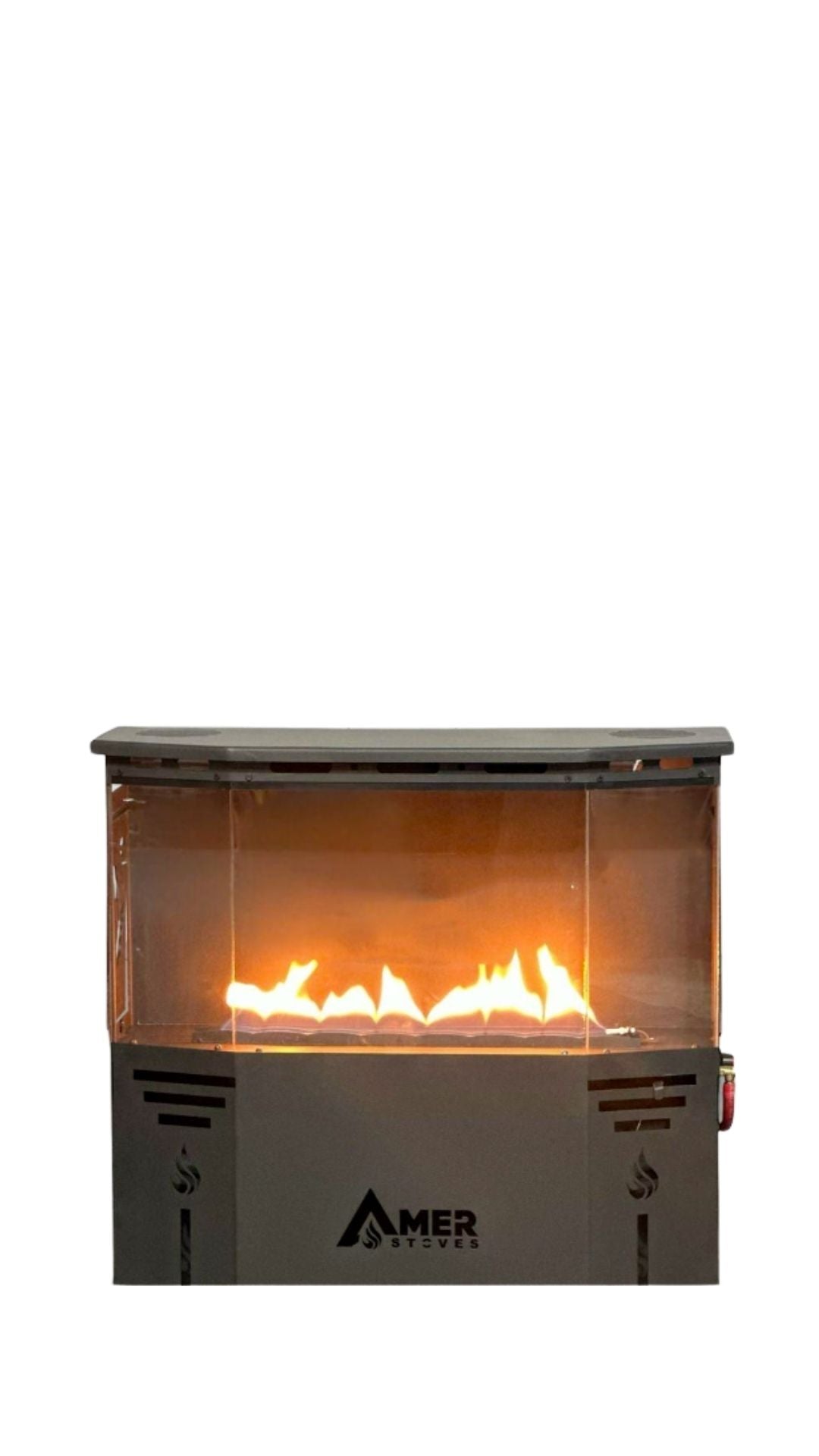 Amer Stoves – Gas Chimney 3D (Fan + Electric Lighter)