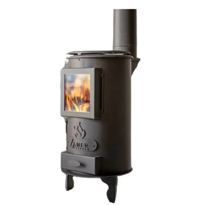 Amer Stoves – Round Cast Iron Wood Stove | Premium Wood Stove & Heating | Abou Che3le Lebanon