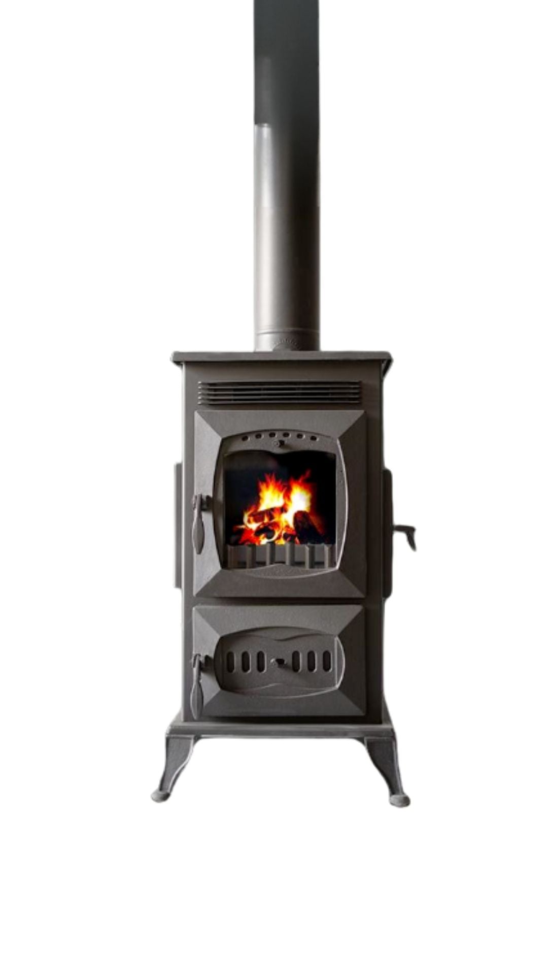 Amer Stoves – Vertical Turkish Cast Iron Wood Stove