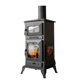 '-  Amer Stoves – Turkish Square Cast Iron Wood Stove with Oven + Fan -  Abouche3le