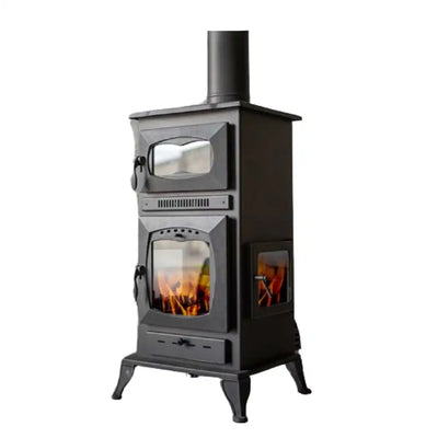 Amer Stoves – Turkish Square Cast Iron Wood Stove with Oven + Fan | Premium Wood Stove & Heating | Abou Che3le Lebanon