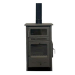 '-  Amer Stoves – 2025 Vertical Wood Stove with Oven + Fan -  Abouche3le