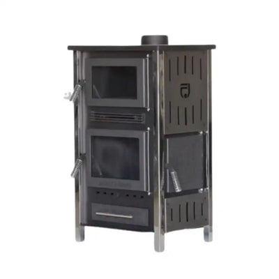 Fireplace Wood Stove – Stainless Steel Edition | Premium Wood Stove & Heating | Abou Che3le Lebanon