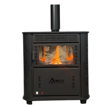 Amer Stoves – New Nancy 2025 (Lighter + Fire Fan + Air Fan) | Premium Wood Stove & Heating | Abou Che3le Lebanon