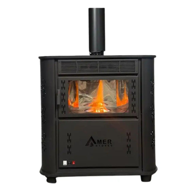 '-  Amer Stoves – New Nancy 2025 (Lighter + Fire Fan + Air Fan) -  Abouche3le