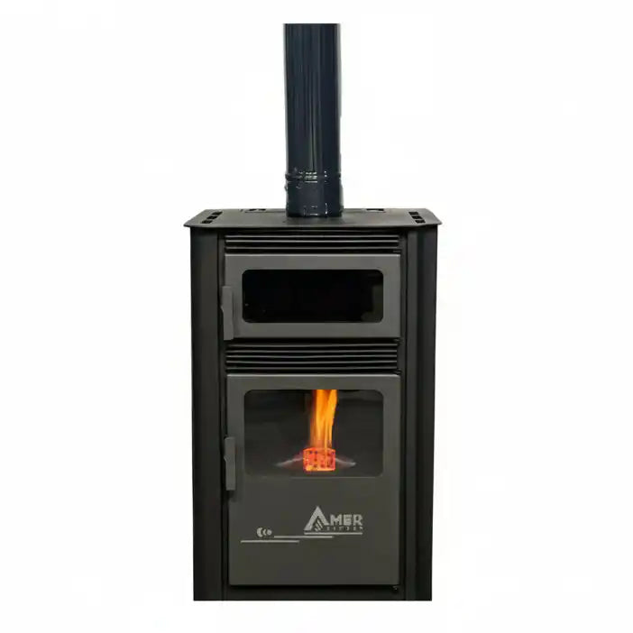 Amer Stoves – New Nour 2025 (Panoramic Diesel Stove) | Premium Wood Stove & Heating | Abou Che3le Lebanon