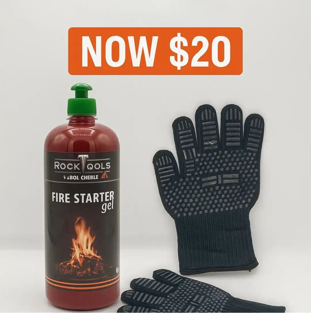 Fire Starter Gel + Gloves | Abou Che3le Lebanon