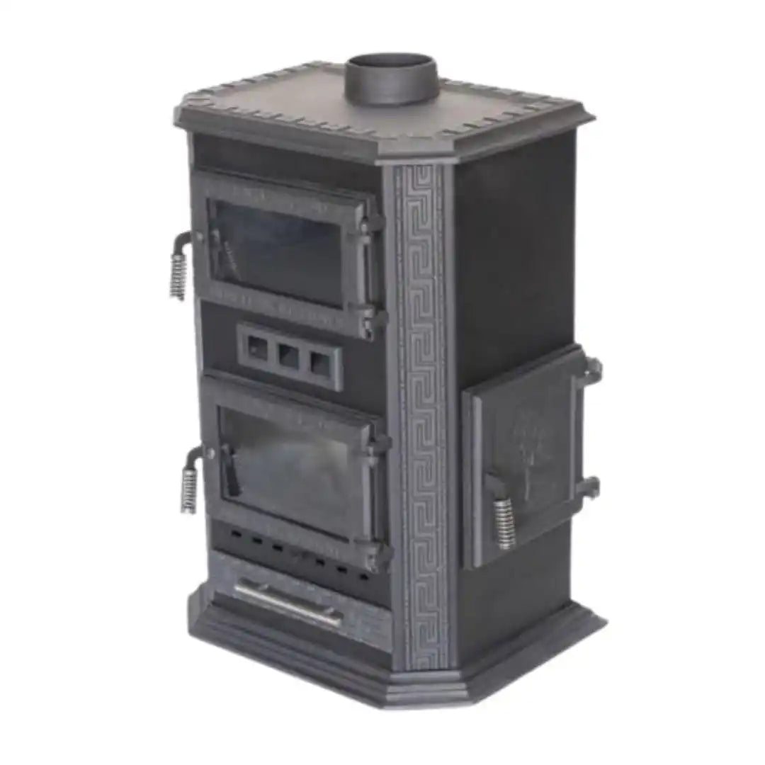 Fireplace Wood Stove – Cast Iron Model with Oven & Fan | Premium Wood Stove & Heating | Abou Che3le Lebanon