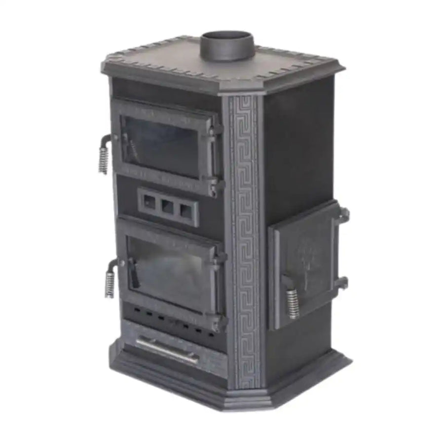 Fireplace Wood Stove – Cast Iron Model with Oven & Fan | Premium Wood Stove & Heating | Abou Che3le Lebanon