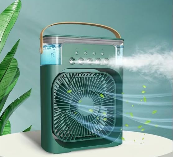 Portable Air Cooler Fan with LED & Aromatherapy | Abou Che3le Lebanon