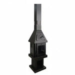 '-  Square Woven 40 – 4 Glass Sided Wood Stove -  Abouche3le