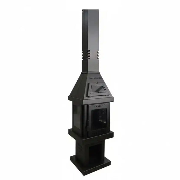 '-  Square Woven 40 – 4 Glass Sided Wood Stove -  Abouche3le