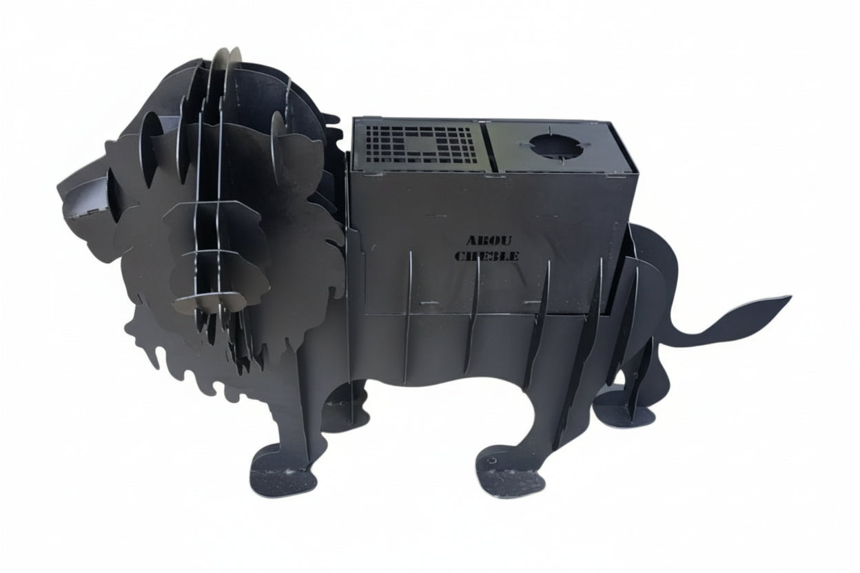 Lion-Shaped Barbecue Grill
