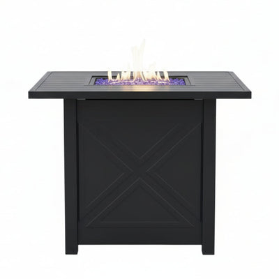 Gas Square Propane Fire Pit | Abou Che3le Lebanon