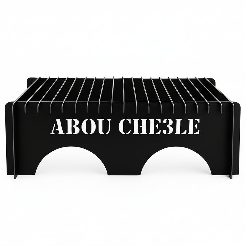 Portable Mini BBQ Grill – ABOU CHE3LE Edition | Luxury Outdoor Kitchen & Grilling | Abou Che3le Lebanon