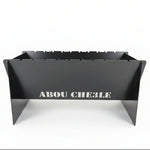 '-  V-Shaped Steel BBQ Grill – “ABOU CHE3LE” Edition -  Abouche3le