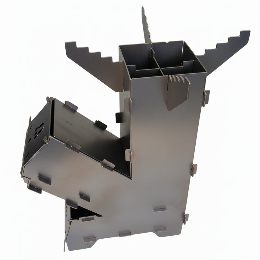 Rocket (H: 58 cm | W: 35 cm) works on (firewood)