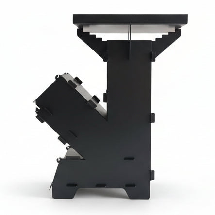 Rocket (H: 58 cm | W: 35 cm) with { Metal Tray 30 x 30 cm }