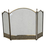 '-  Elegant Brass Fireplace Screen – 69 x 98 cm -  Abouche3le