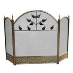 '-  Decorative Brass Fireplace Screen – 69 × 98 cm -  Abouche3le