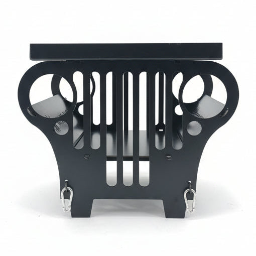 Wrangler-Style Steel BBQ Grill  " ABOU CHE3LE" Edition | Luxury Outdoor Kitchen & Grilling | Abou Che3le Lebanon