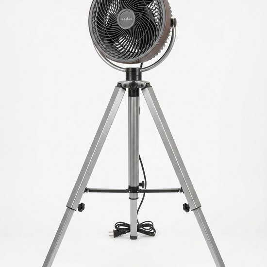 Adjustable Fan Stainless & Wood