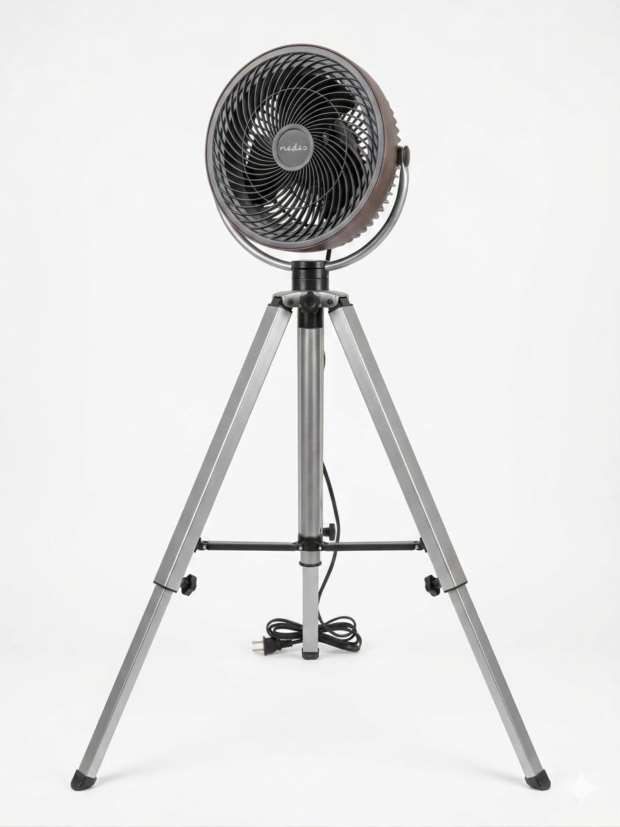 Adjustable Fan Stainless & Wood | Abou Che3le Lebanon