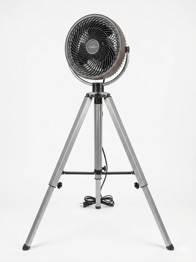 Adjustable Fan Stainless & Wood | Abou Che3le Lebanon